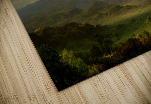 A distant volcano Frederic Edwin Church puzzle