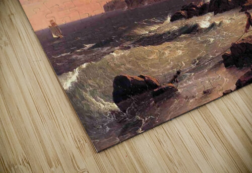 Mountain Mount Desert Frederic Edwin Church puzzle
