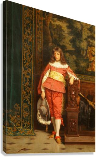 The handsome nobleman Canvas Print