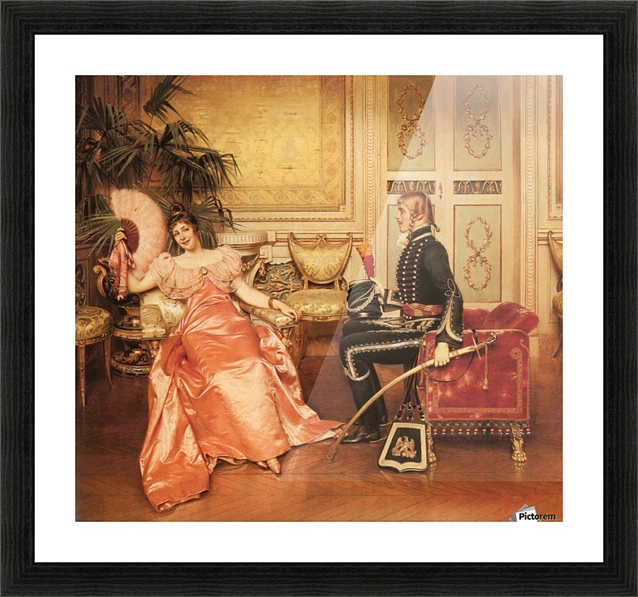 Flirtation Picture Frame print