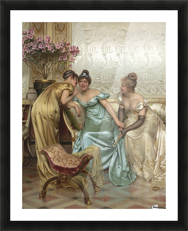 Three ladies Picture Frame print