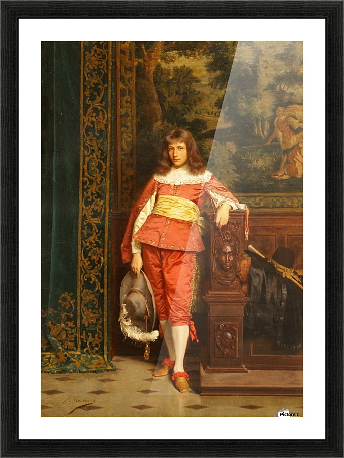 The handsome nobleman Picture Frame print
