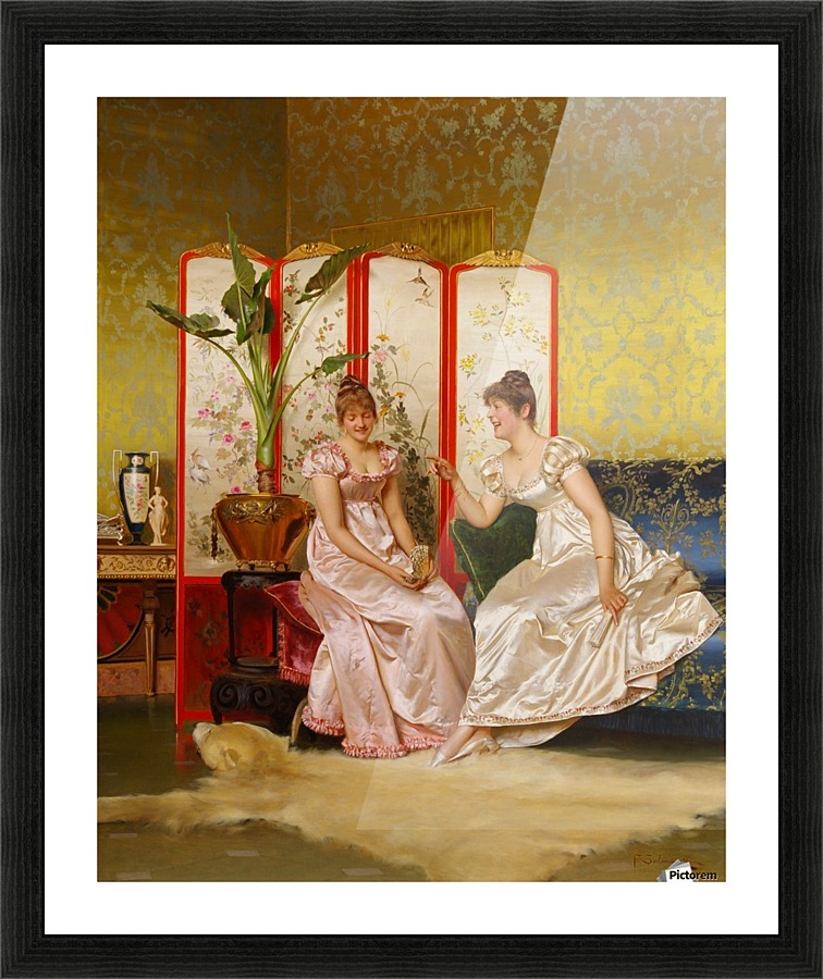 An embarrassing confession Picture Frame print