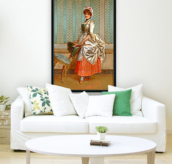 Elegantly attired servant Reproduction
