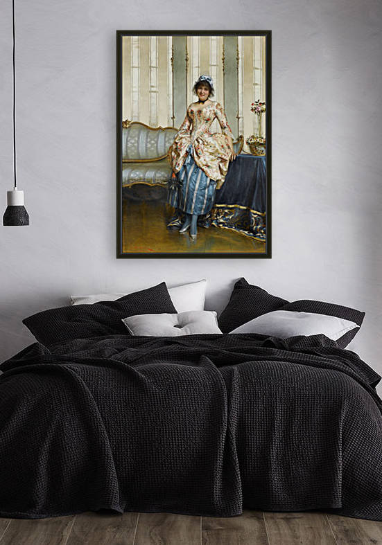 An elegant maid by Frederic Soulacroix
