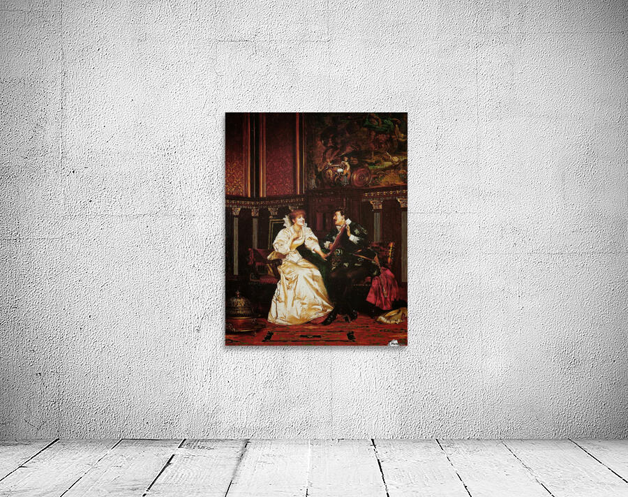 A cuple on the sofa Wall Preview