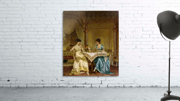 Two ladies chatting Wall Preview