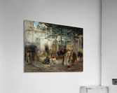 People talking Acrylic Print