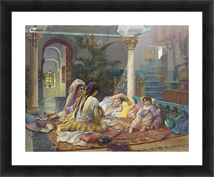 In the Harem Picture Frame print