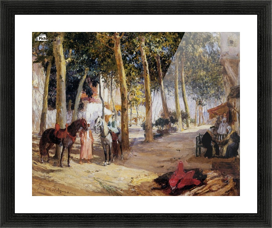 Arab landscape Picture Frame print