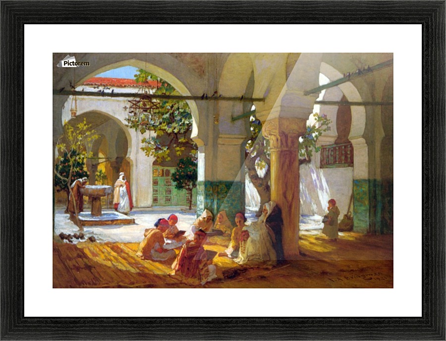Learning the Quran Picture Frame print