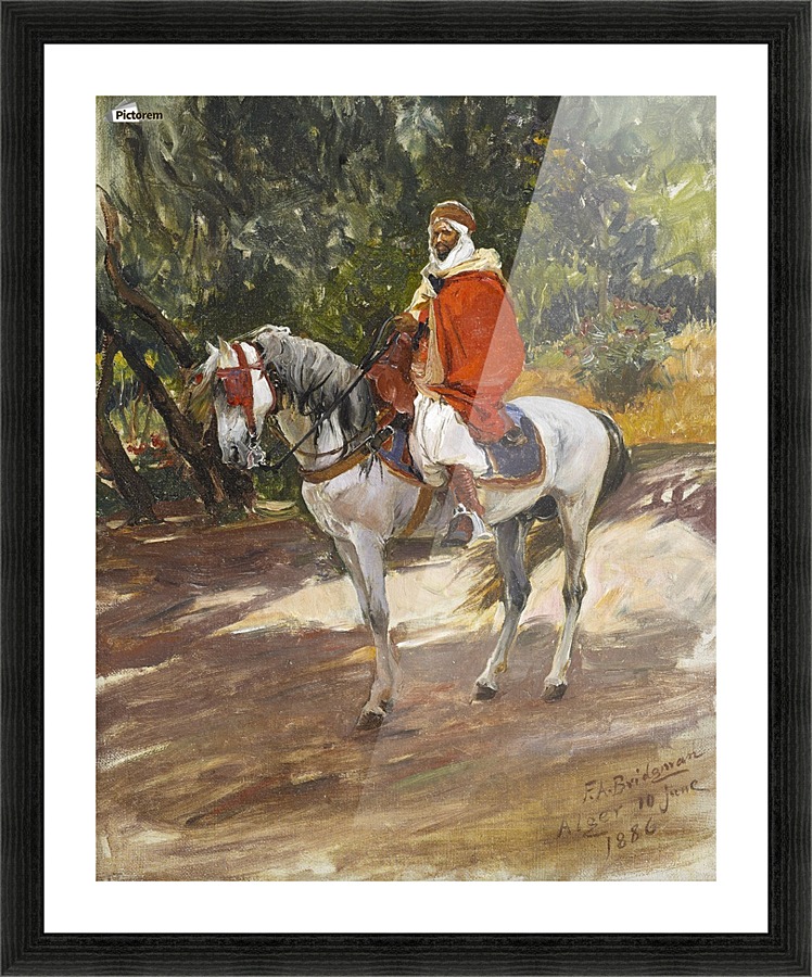 Red Horseman Picture Frame print