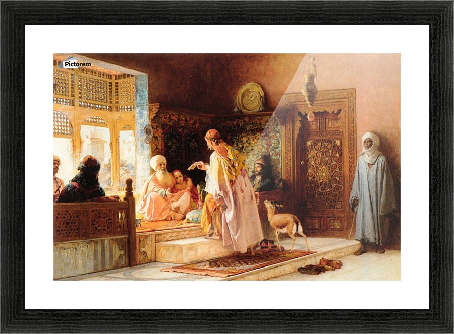 The messenger Picture Frame print