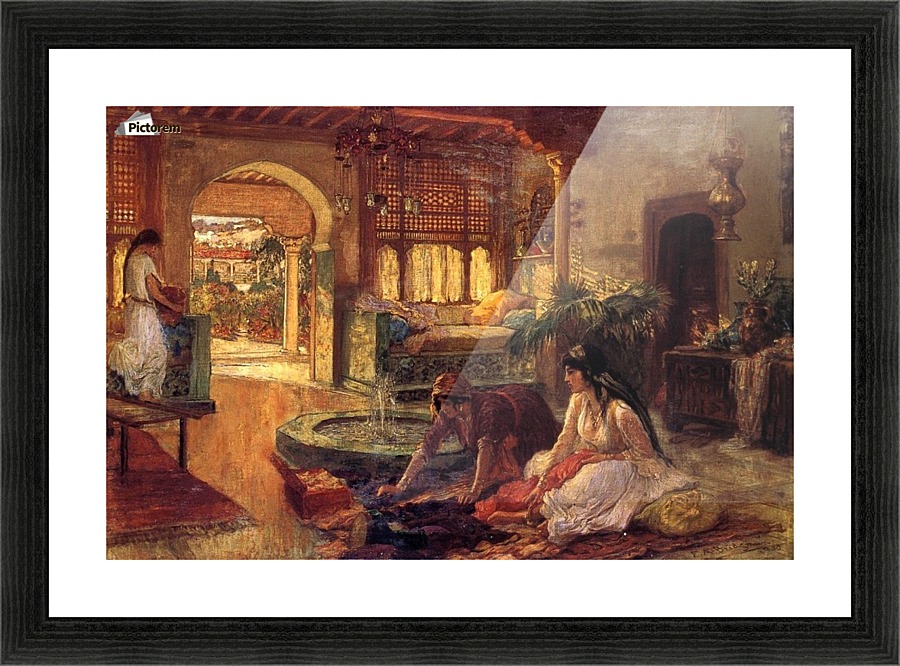 Orientalist Interior Picture Frame print