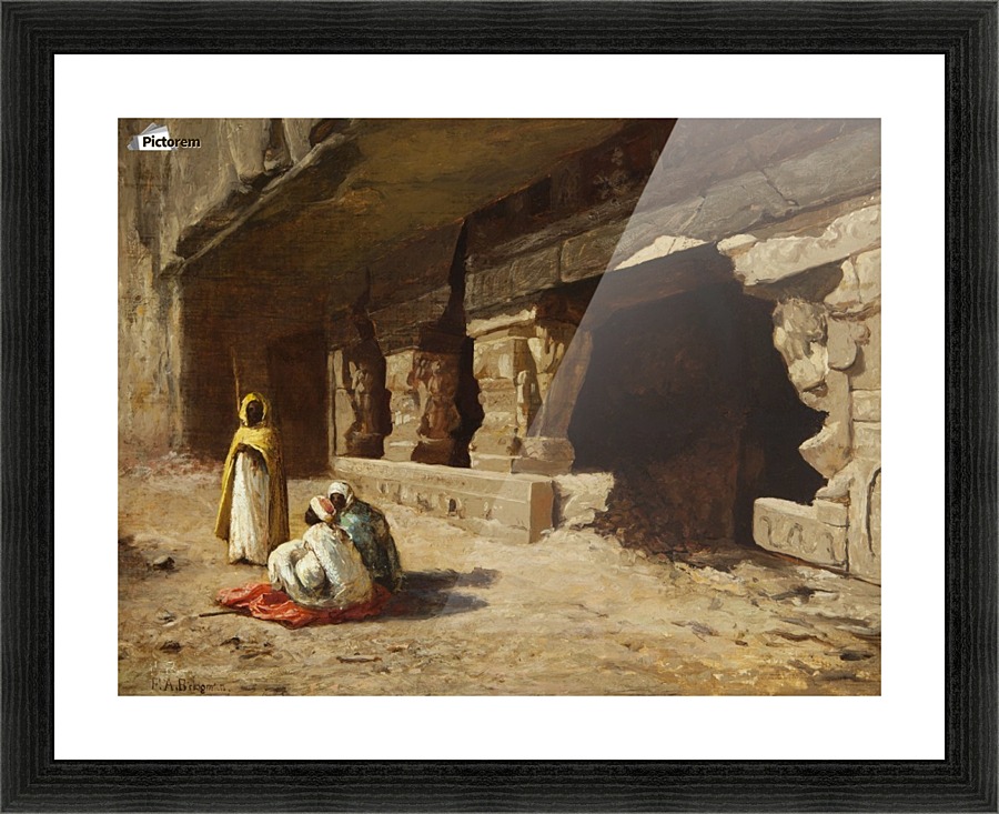 Arab Street Scene Picture Frame print