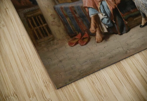 A couple talking Frederick Arthur Bridgman puzzle