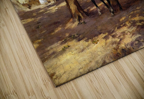 Oriental yard Frederick Arthur Bridgman puzzle