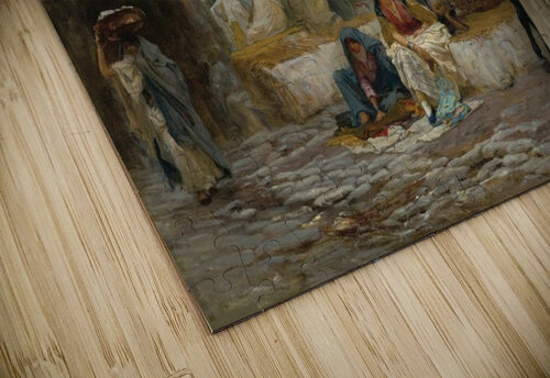 People talking Frederick Arthur Bridgman puzzle