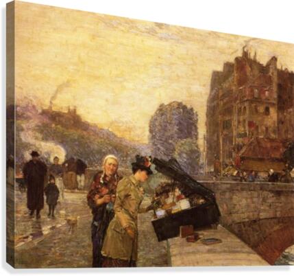 Quai St. Michel Canvas Print