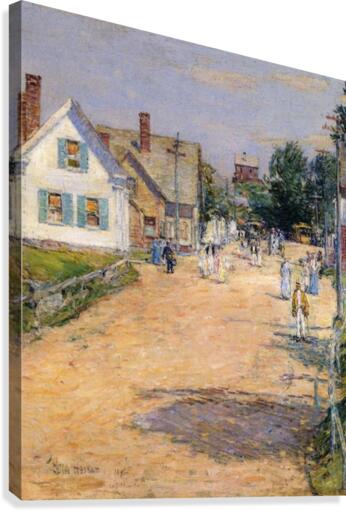 Street in Gloucester Canvas Print