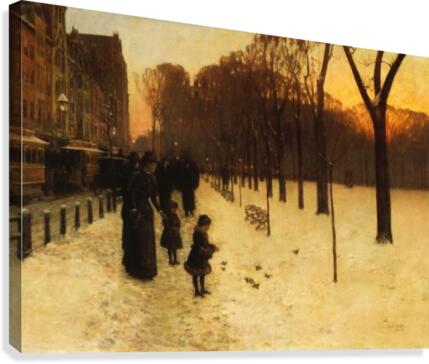 Twilight after Rain Canvas Print