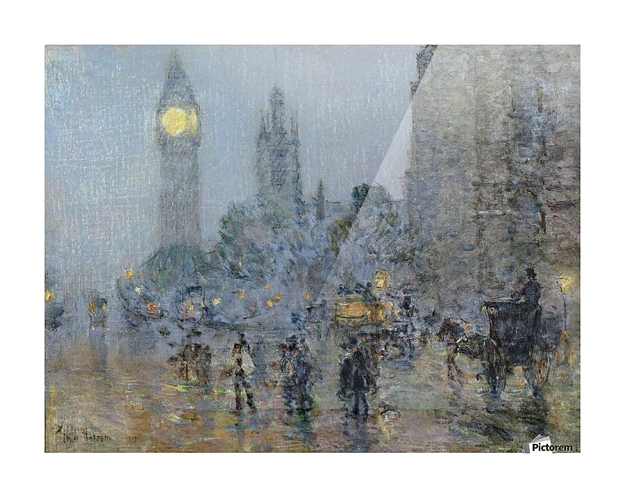 Nocturne - Big Ben Picture Frame print