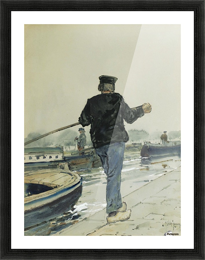 Riverside, Holland Picture Frame print