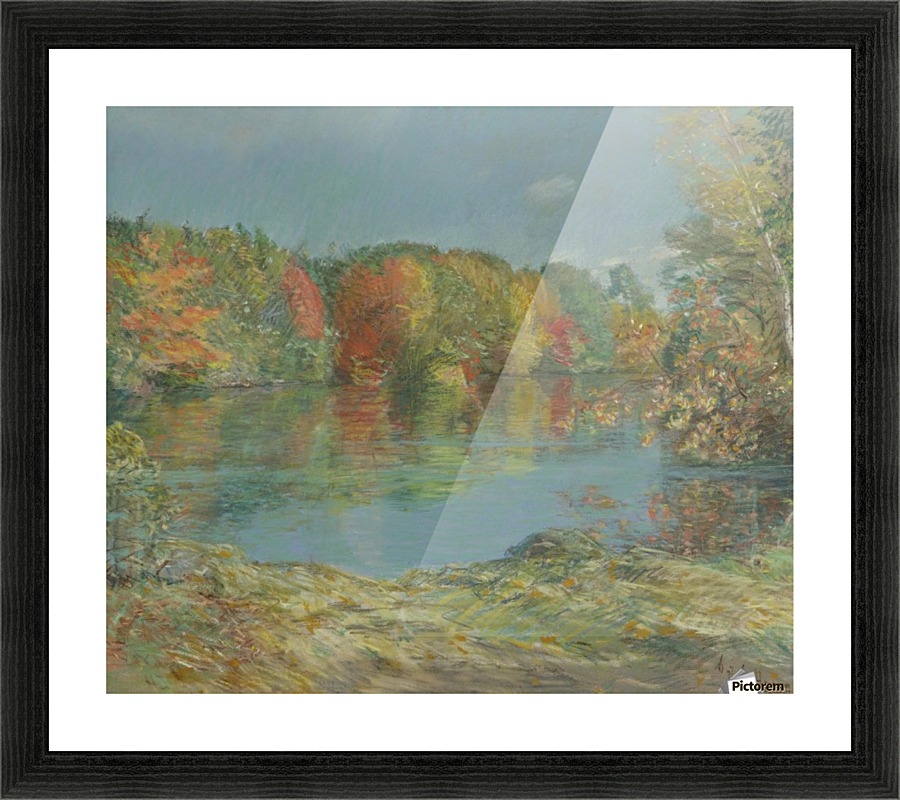 Walden Pond Picture Frame print