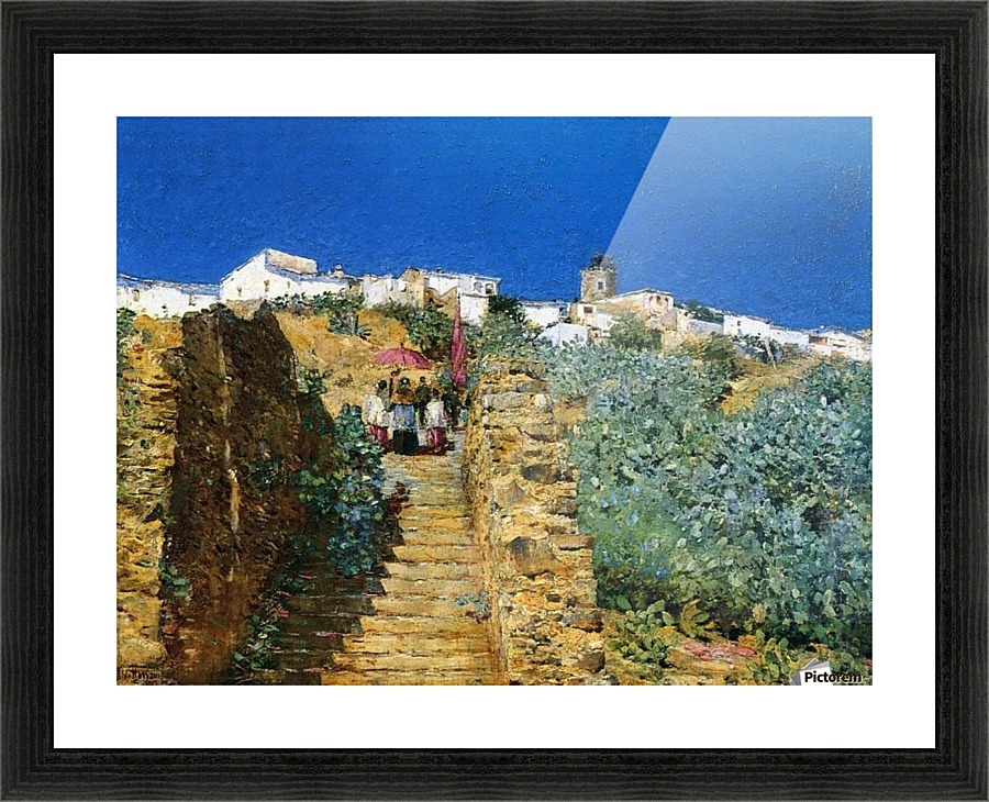 The Stairs Picture Frame print