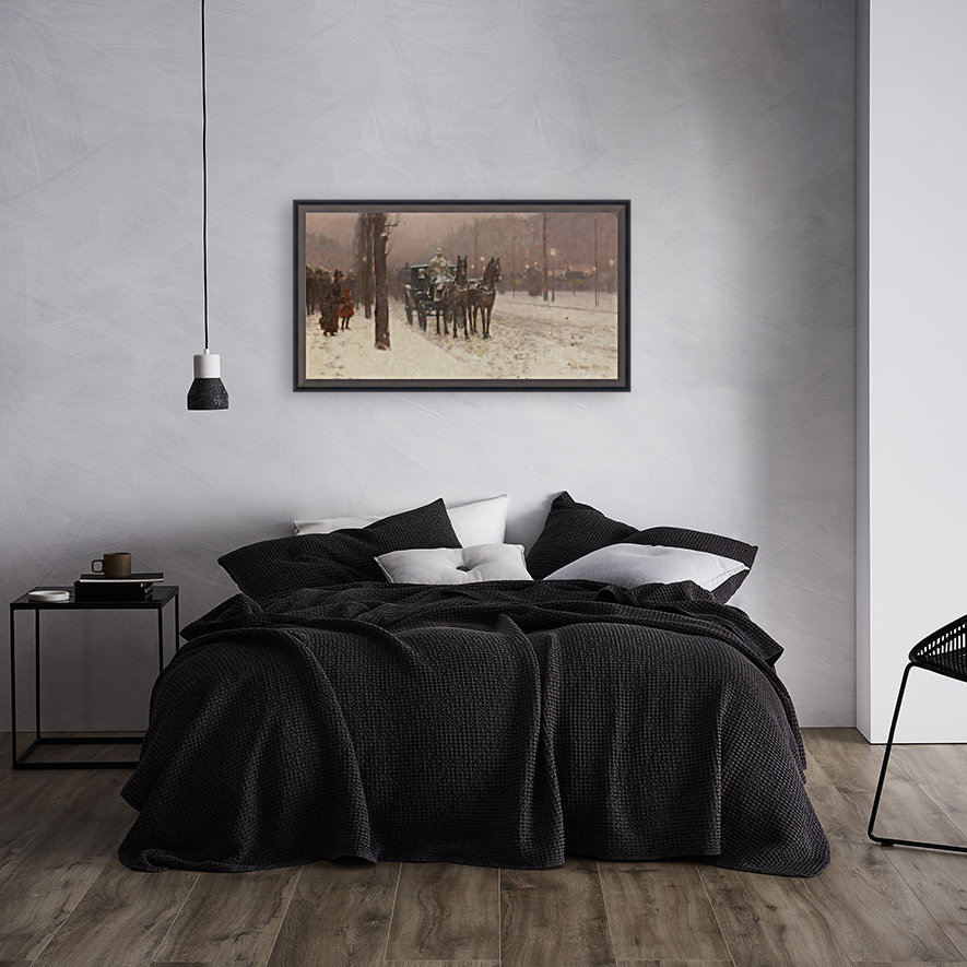 Paris Winter Day Reproduction