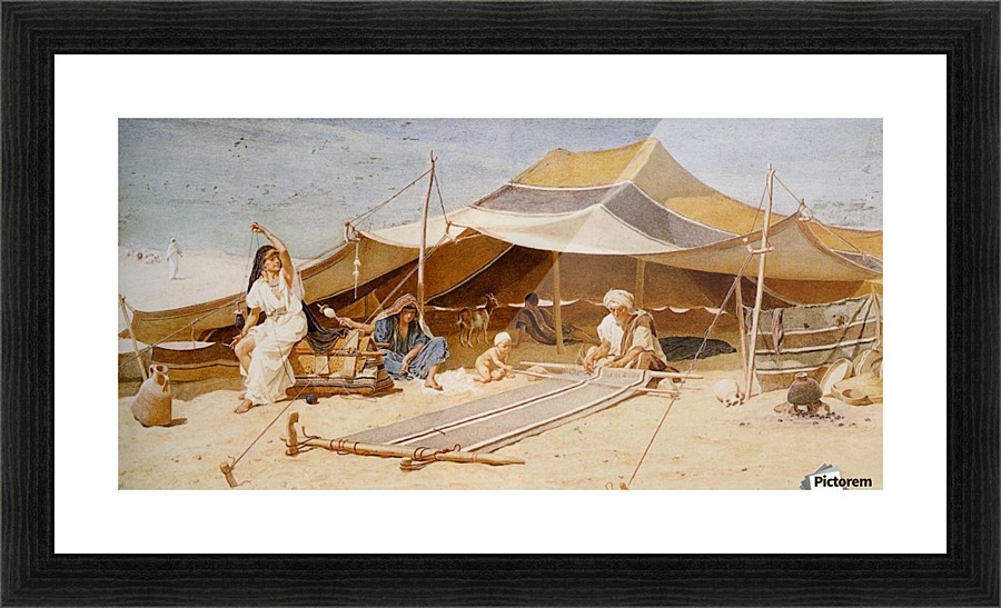 Spinners and Weavers Picture Frame print