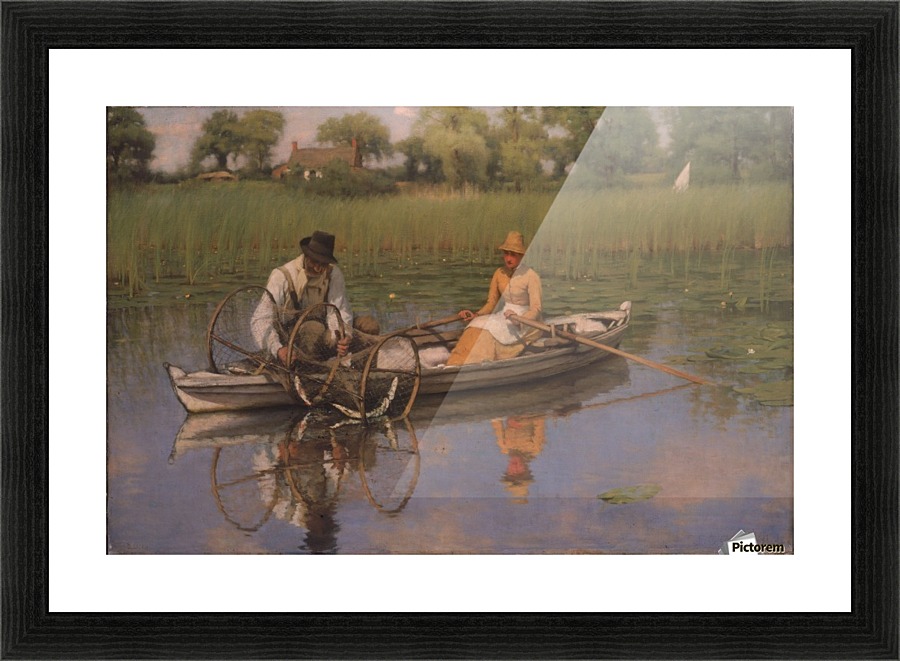 The Bow Net, 1886 Picture Frame print