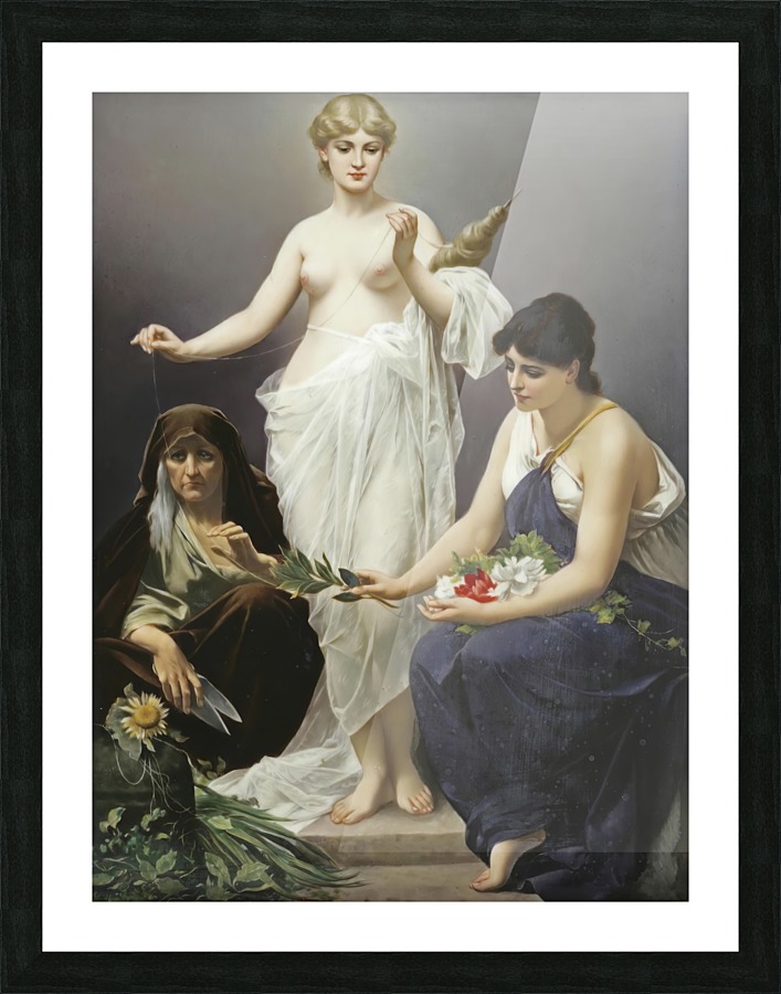 The Three Fates Picture Frame print