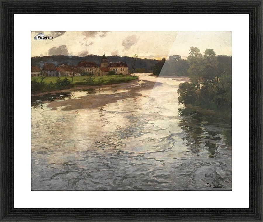 La Dordogne Picture Frame print