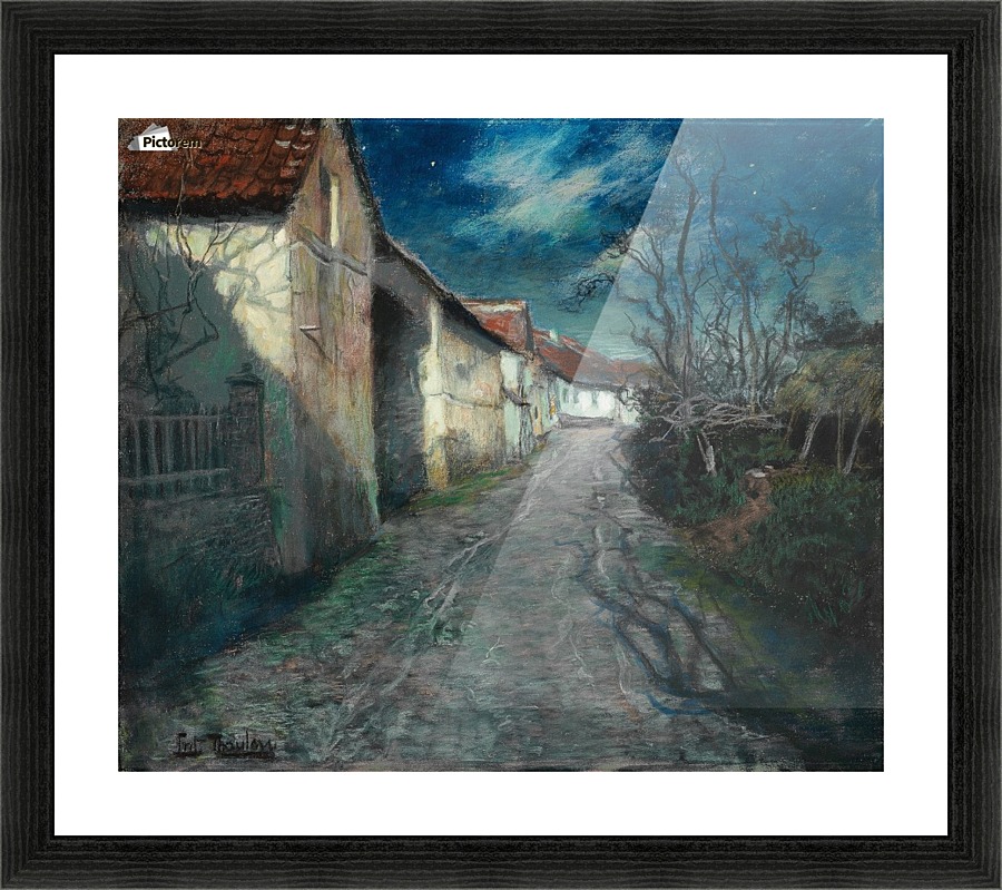 Moonlight in Beaulieu Picture Frame print