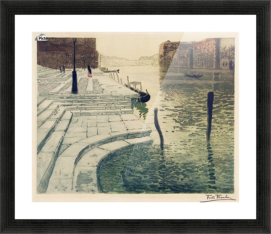 Marmortrappen Picture Frame print