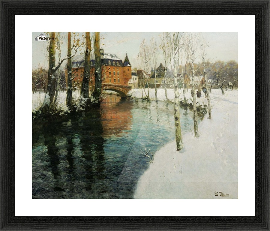 A chateau in Normandy Picture Frame print
