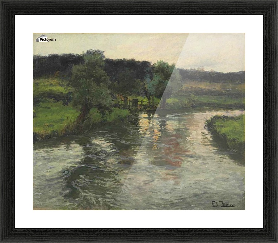 Le soir Picture Frame print
