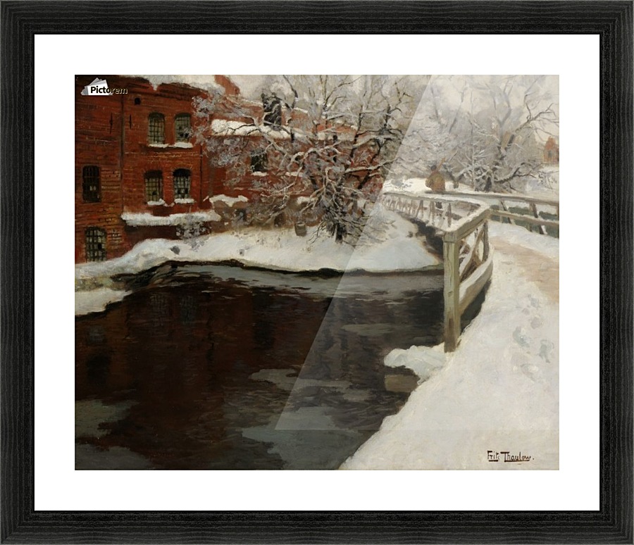 Treschows bro Picture Frame print