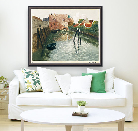 Channel with Watermill Reproduction