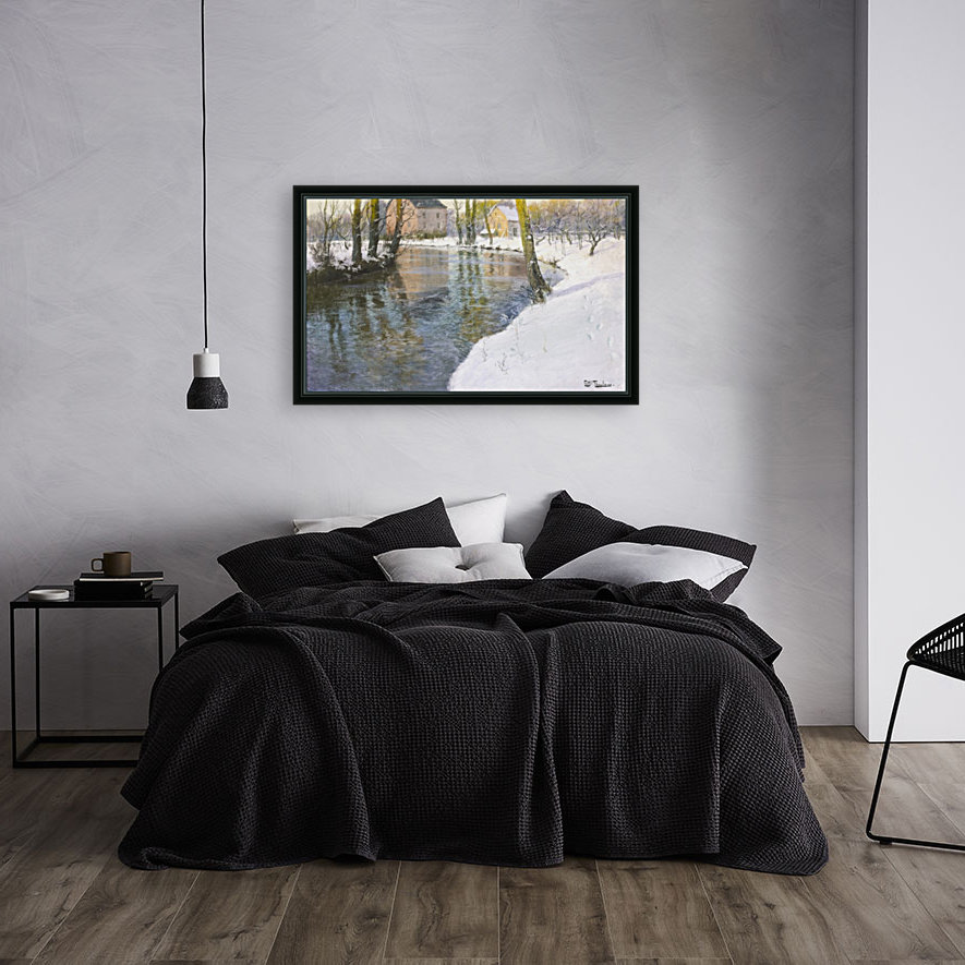 Snowy landscape Reproduction