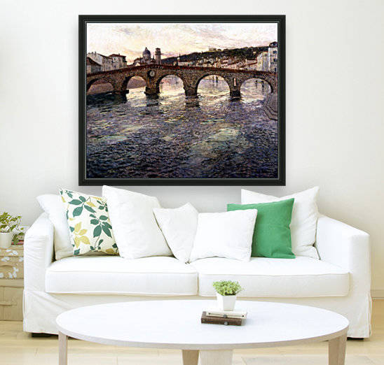 The Adige River at Verona by Frits Thaulow