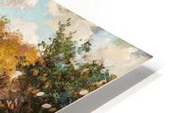Landscape with river HD Metal print