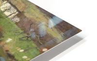 A stream in spring HD Metal print