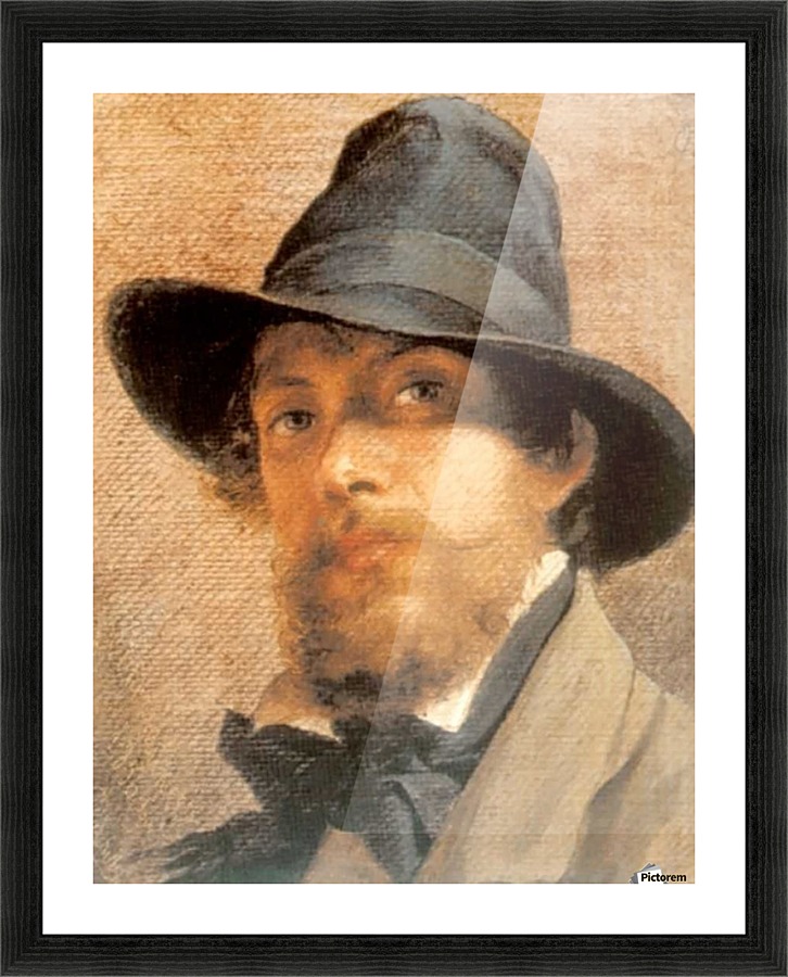 Self-portrait Picture Frame print