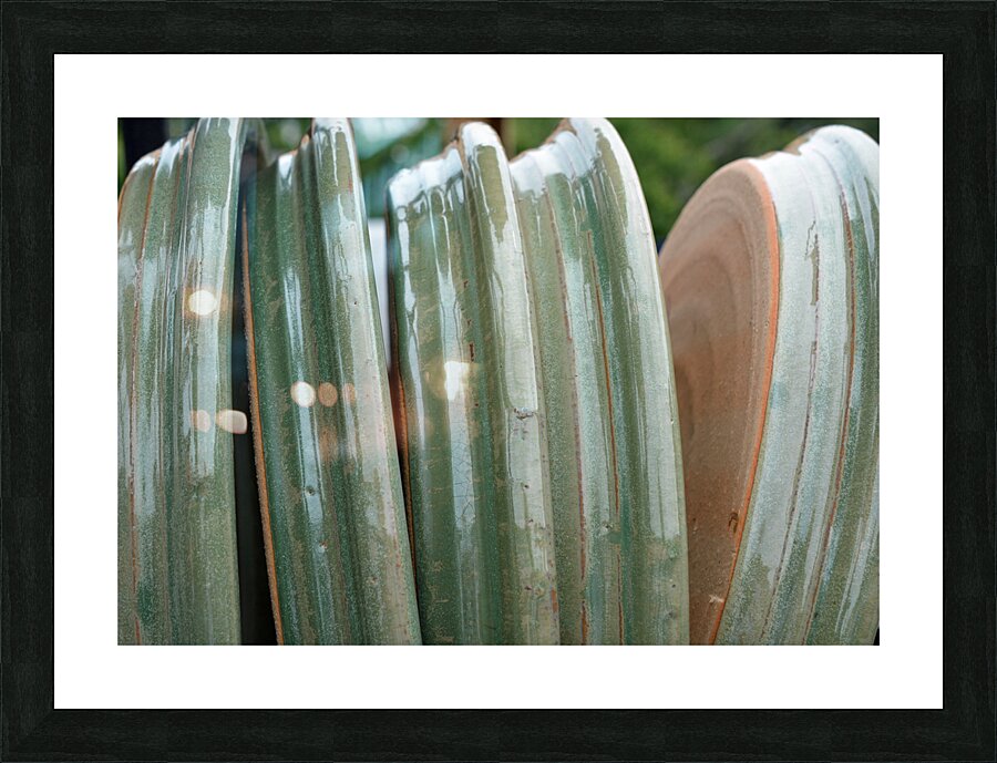 Green Pottery  Picture Frame Printing