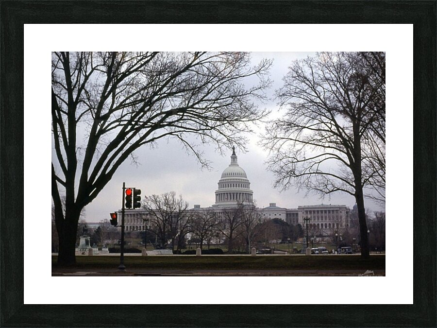 US Capital Bldg. Small Print Picture Frame Printing