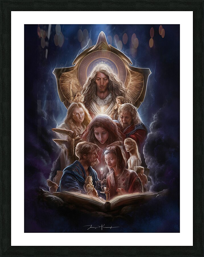 The Celestial Illumination Picture Frame print