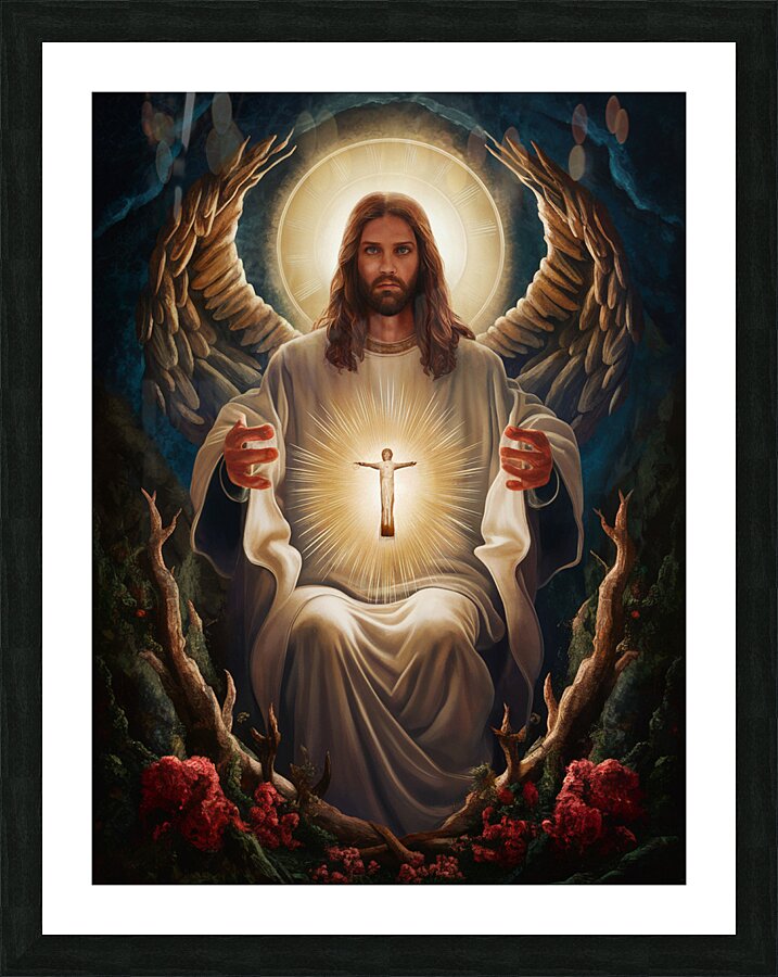 The Divine Savior Picture Frame print