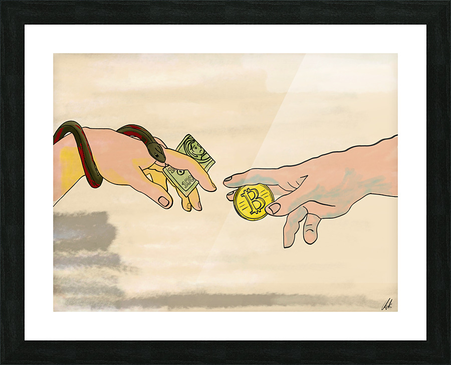 THE EXCHANGE Picture Frame print